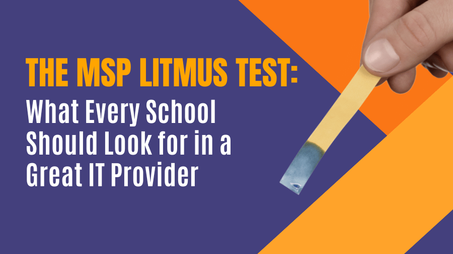 The MSP Litmus Test